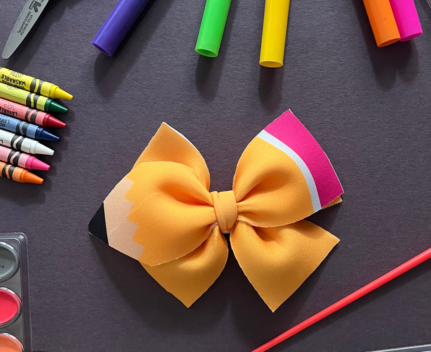 Pencil Pin Wheel Bows