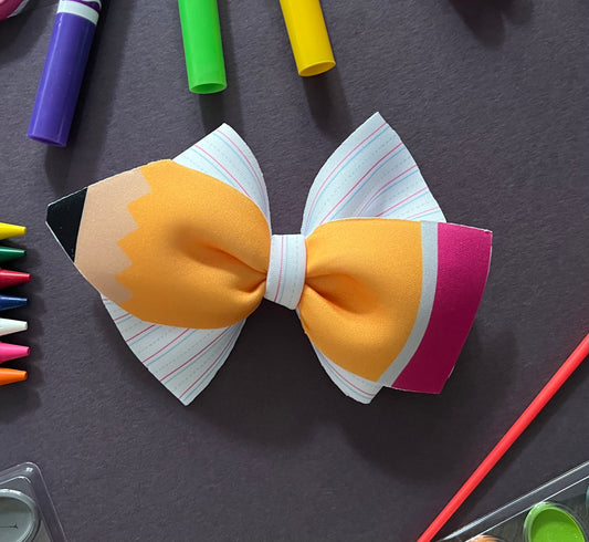 Pencil Paper Pin Wheel Bows