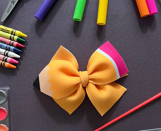 Pencil Pin Wheel Bows