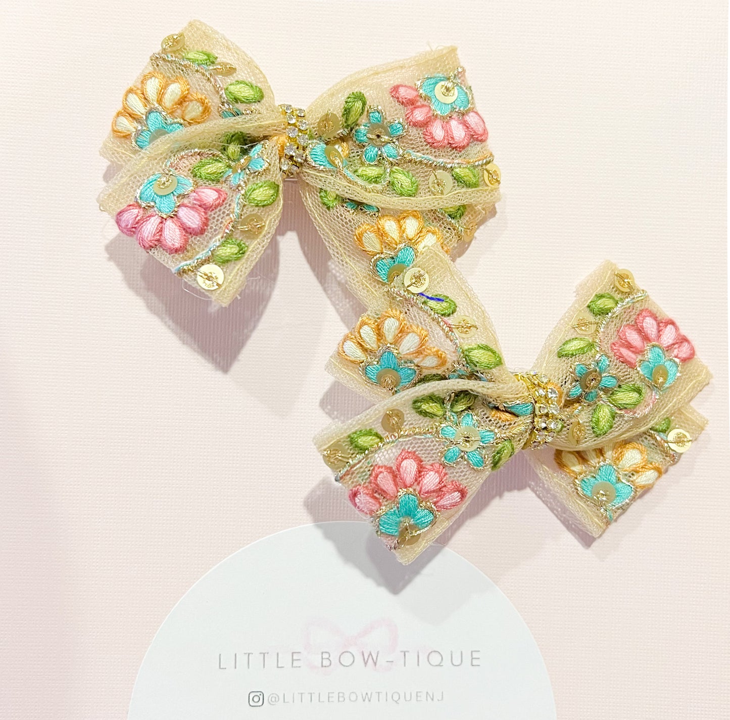 Embroidered Bow